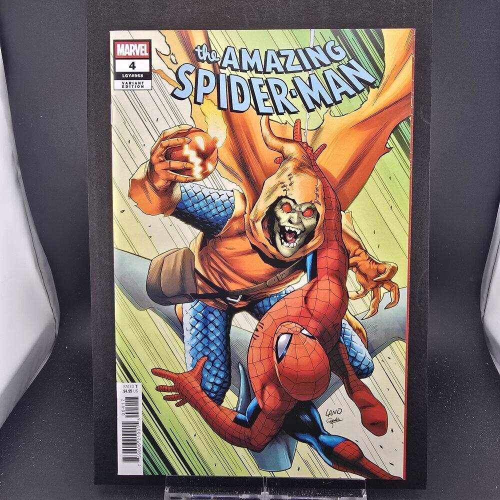 Amazing Spider-Man 4 1:25 Greg Land Variant LGY 968 Marvel 2025 Grade NM/NM+